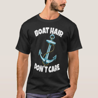 Camiseta Cabello de barco no le importa el barco de bandera