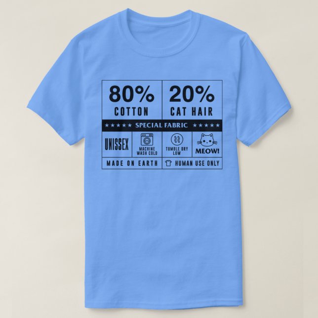 Camiseta Cabello de gato de algodón 20 de Tobe Fonseca (Diseño del anverso)