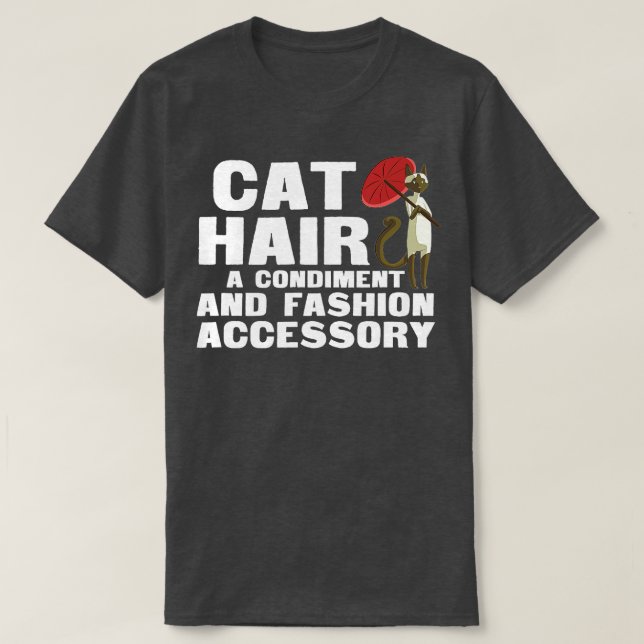 Camiseta Cabello De Gato Un Acondicionamiento Y Siames De A (Diseño del anverso)