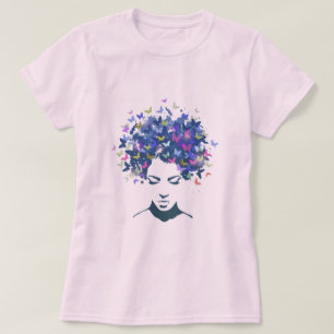 Camiseta Cabello de las mariposas T-Shirt