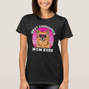 Camiseta Cabello haitiano Chihuahua Mamá Brown Chiwawa Perr