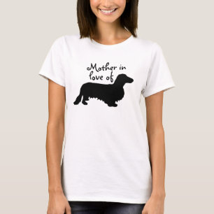 Camiseta Cabello largo de Dachshund - Silhouette 1 T-Shirt