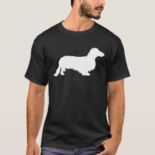 Camiseta Cabello largo de Dachshund - Silhouette 2