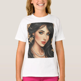 Camiseta Cabello negro 11