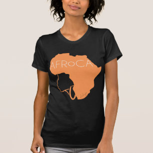 Camiseta Cabello negro natural Afro