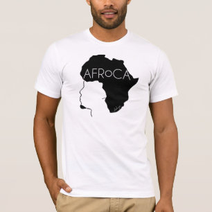 Camiseta Cabello negro natural Afro