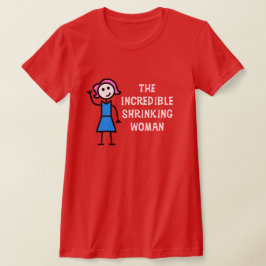 Camiseta Cabello Rosa Increíble Mujer Reducida