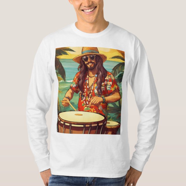 Camiseta "Cabello salvaje, mente salvaje" (Anverso)