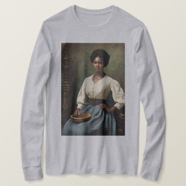 Camiseta Cabello Vintage (Anverso del diseño)