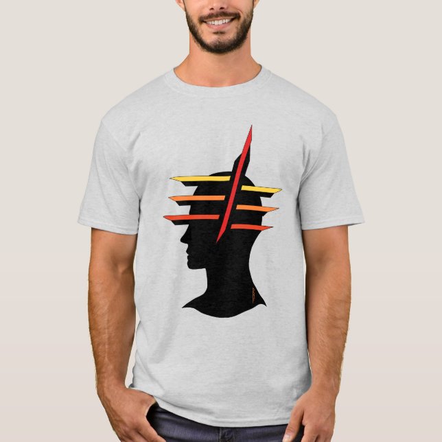 Camiseta Cabeza Abstracta (Anverso)