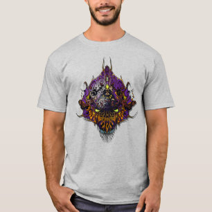 Camiseta Cabeza alienígena - púrpura