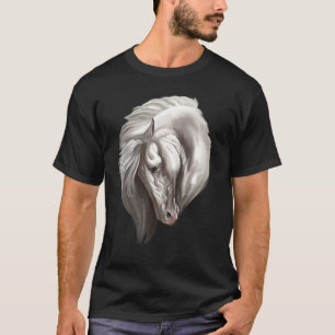 Camiseta Cabeza blanca de caballo 4