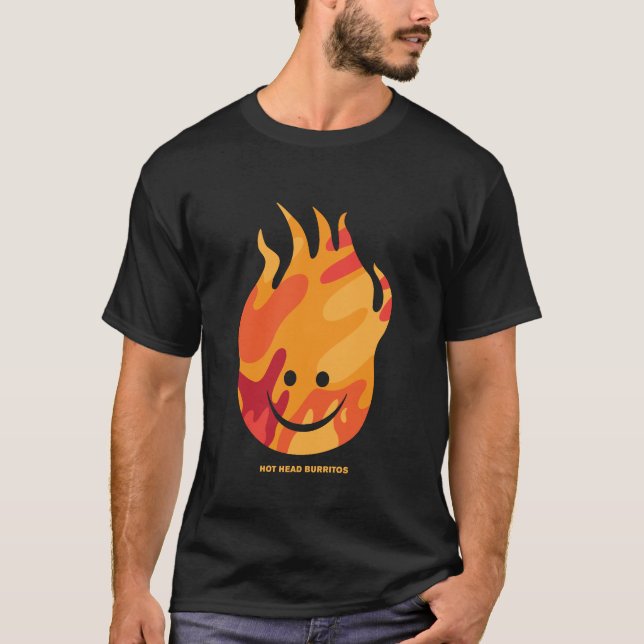 Camiseta Cabeza caliente de la salsa secreta (Anverso)