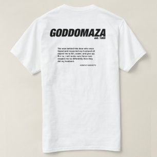 CAMISETA CABEZA CLÁSICA GODDOMAZA CON CITA MOMOKO