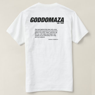 CAMISETA CABEZA CLÁSICA GODDOMAZA CON CITA MOMOKO