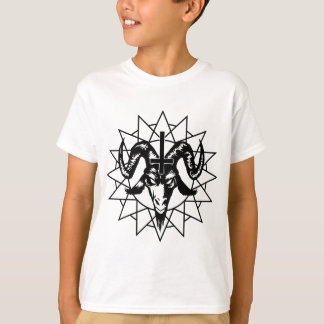 Camiseta Cabeza con la estrella del caos (negro)