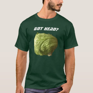 Camiseta ¿Cabeza conseguida (de la lechuga)?