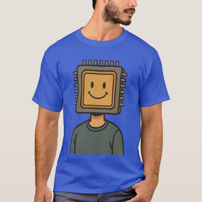 Camiseta cabeza cpu (Anverso)
