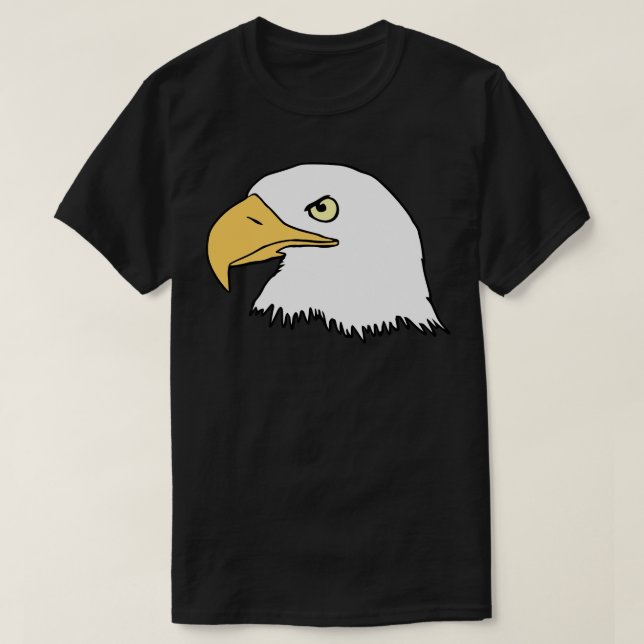 Camiseta Cabeza de águila calva 1 (Diseño del anverso)
