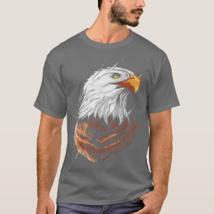 Camiseta Cabeza De Águila Calva De Un Águila Calva Estadoun
