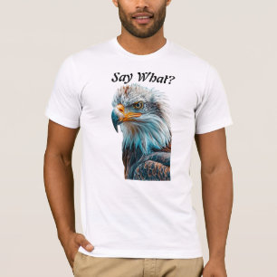 Camiseta Cabeza de águila calva dice qué