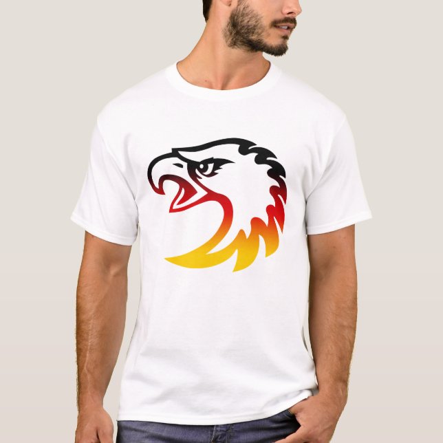 Camiseta Cabeza de águila de alemania (Anverso)