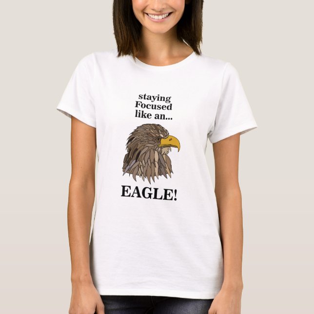 Camiseta Cabeza de Águila Dorada (Anverso)