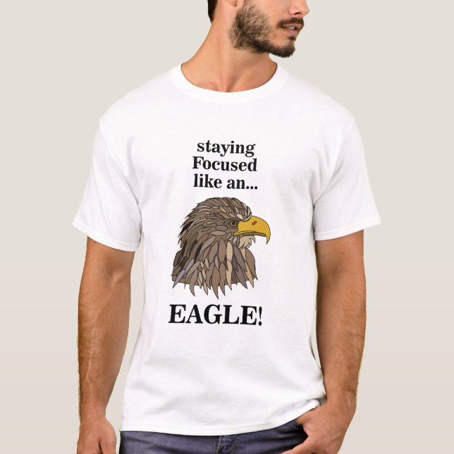Camiseta Cabeza de Águila Dorada (Anverso)