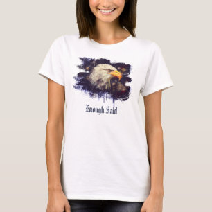 Camiseta *~* Cabeza de águila moderna patriótica estadounid