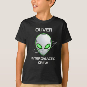 Camiseta Cabeza de alienígena OVNI de ciencia ficción elega