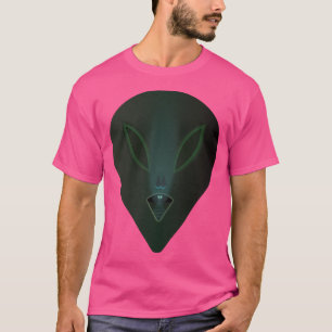 Camiseta Cabeza de Alienígena Verde Con Extranjero Dentro