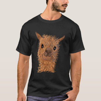 Camiseta Cabeza de Alpaca Llama Dulce Alpaca Dulce Alpaca A