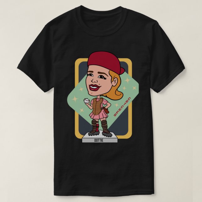 Camiseta Cabeza de bobina dottie V3 (Diseño del anverso)