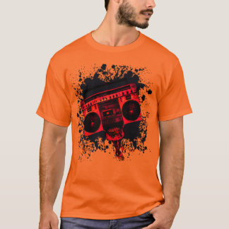 Camiseta Cabeza de BoomBox salpicada