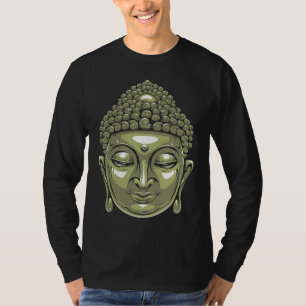 Camiseta Cabeza de Buda con impresión posterior Siddhartha
