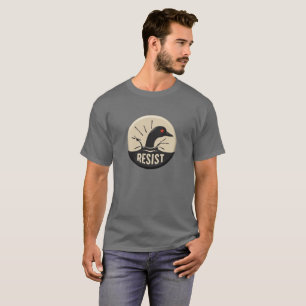 Camiseta Cabeza de buzo del somorgujo rebelde – Insignia de
