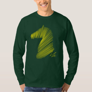 Camiseta Cabeza de caballo abstracta - Tee de arte de línea
