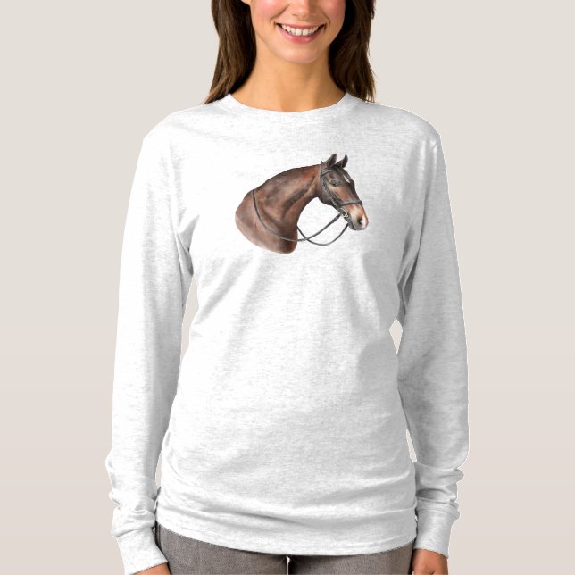 Camiseta Cabeza de caballo de la Bahía de las Acuarelas en  (Anverso)