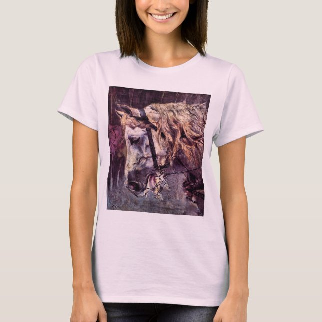 Camiseta Cabeza de caballo por Giovanni Boldini, Arte Vinta (Anverso)