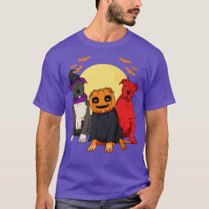 Camiseta Cabeza de calabaza del perro Labrador Lazy Hallowe