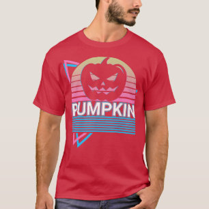 Camiseta Cabeza de calabaza Jack O Lantern Halloween Retro