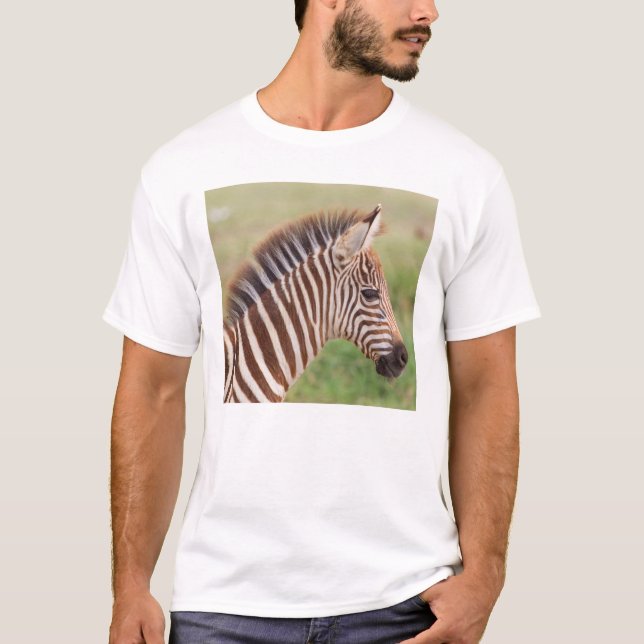 Camiseta Cabeza de cebra bebé, Tanzania (Anverso)