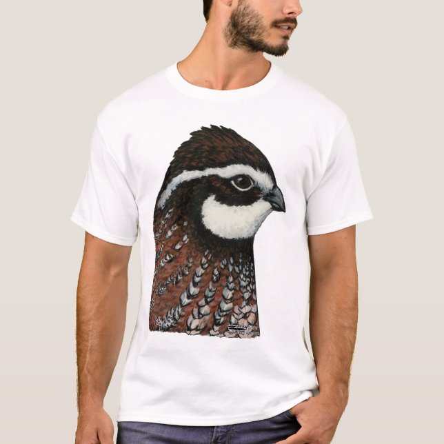 Camiseta Cabeza de codorniz Bobwhite (Anverso)