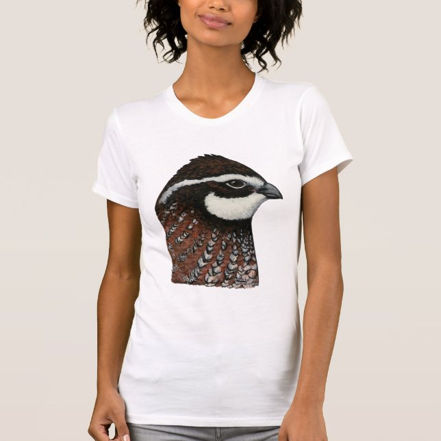 Camiseta Cabeza de codorniz Bobwhite (Anverso)