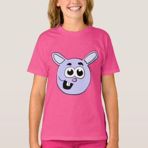 Camiseta Cabeza de conejo azul