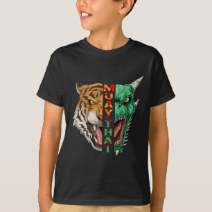 Camiseta Cabeza de Dragón y Tigre - G de Muay Thai y Kickbo