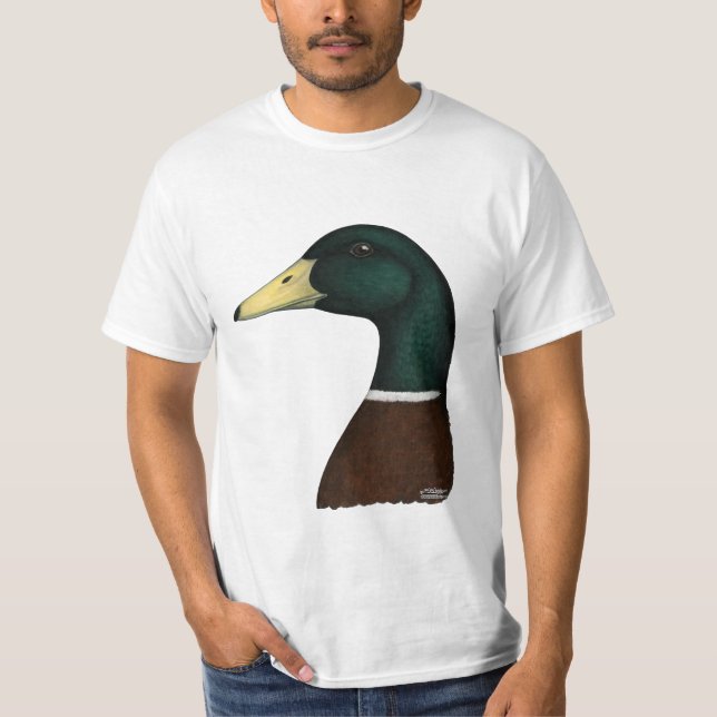 Camiseta Cabeza de Drake del pato silvestre (Anverso)