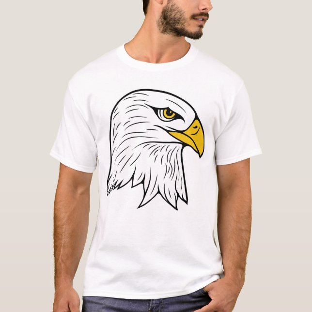 Camiseta Cabeza de Eagle calvo (Anverso)
