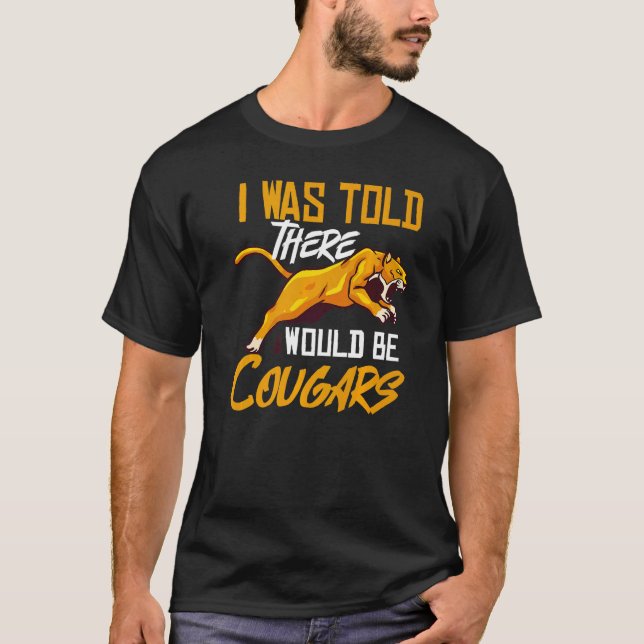 Camiseta Cabeza de gato animal de la montaña Cougar Wildcat (Anverso)