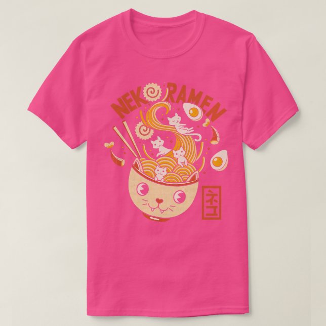 Camiseta Cabeza de gato Ramen de Tobe Fonseca (Diseño del anverso)